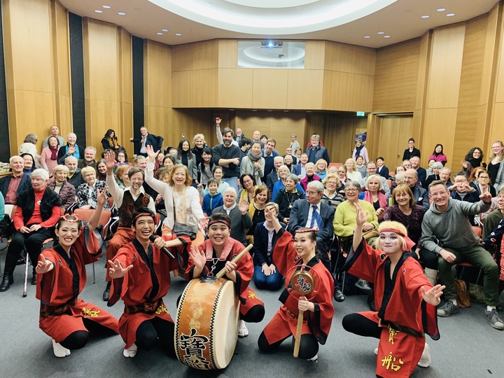 🇩🇪寶船、２度目のベルリン単独公演を在ドイツ日本国大使館で開催！阿波踊りで観客を魅了し大熱狂のうちに幕！